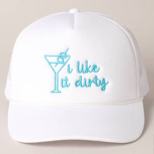 Load image into Gallery viewer, Cocktail Texts Embroidery Mesh Back Trucker Hat