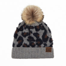 Load image into Gallery viewer, CC Beanie Leopard Winter Hat