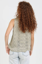 Load image into Gallery viewer, COWL NECK SLEEVELESS SWEATER TOP