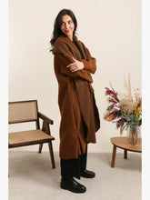 Load image into Gallery viewer, Long Coat Paris Style Wool Blend