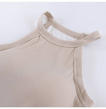 Load image into Gallery viewer, Basic Halter Top with built-in bra tank top