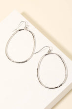 Load image into Gallery viewer, Round Thin Cutout Drop Earrings