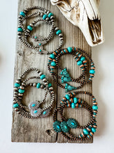Load image into Gallery viewer, Navajo Pearl &amp; Stone Stackable Stretch Bracelet