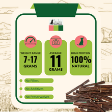 Load image into Gallery viewer, All-Natural Beef Gullet Stick Dog Treats - 6" (25/Bag)