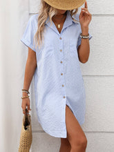 Load image into Gallery viewer, Tandy Striped Shirt Dress