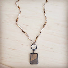 Load image into Gallery viewer, Jasper &amp; Crystal Long Beaded Necklace