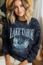 Load image into Gallery viewer, LAKE TAHOE CALIFORNIA GRAPHIC MINERAL BRUSHED SWEATSHIRTS