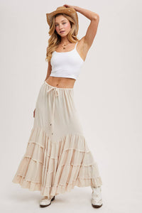 Betty RUFFLED MAXI SKIRT