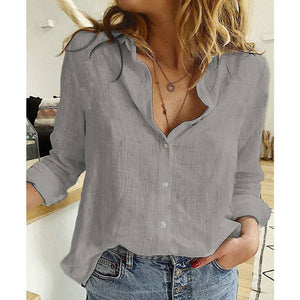 Rosa Linen Buttondown Shirt