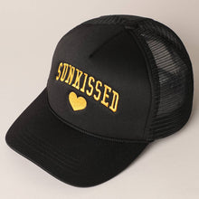 Load image into Gallery viewer, Sunkissed Embroidery Foam Mesh Back Trucker Hat