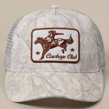 Load image into Gallery viewer, Cowboy and Horse Embroidery Patch Mesh Cap