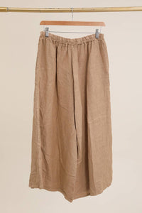 Italian Linen Wide Leg Pants