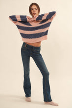 Load image into Gallery viewer, Striped Summer Knit Sweater
