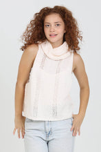 Load image into Gallery viewer, COWL NECK SLEEVELESS SWEATER TOP