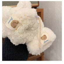 Load image into Gallery viewer, Teddy Bear Fleece Mittens - Gloves