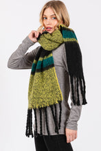 Load image into Gallery viewer, Multi Stripe Oblong Scarf