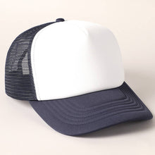 Load image into Gallery viewer, Blank Trucker, choose a removable patch