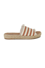 Load image into Gallery viewer, MELANIE-01 Striped Espadrille Slides