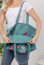 Load image into Gallery viewer, Birds Quilted Cotton Tote Bag