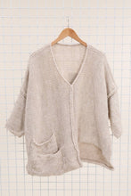 Load image into Gallery viewer, Asymmetric Oversized Sweater with Pocket - made in Italy