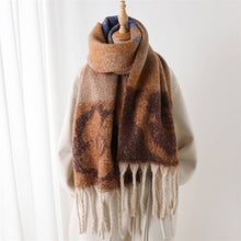 Load image into Gallery viewer, Vera Vintage-Inspired Cozy Floral Wrap Scarf