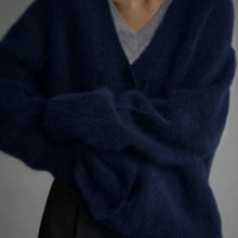 Load image into Gallery viewer, Willow Cozy Faux Mink Cardigan Sweater