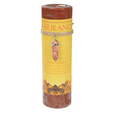 Load image into Gallery viewer, Crystal Energy Pendant Candle