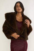 Load image into Gallery viewer, STELLA SHAWL FAUX FUR JACKET