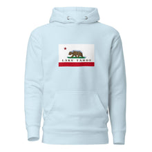 Load image into Gallery viewer, Unisex Hoodie CA Flag with Bear - Lake Tahoe