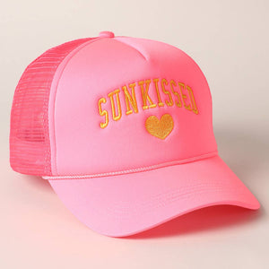 Sunkissed Embroidery Foam Mesh Back Trucker Hat