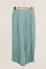 Load image into Gallery viewer, Italian Linen Pants Button Detail