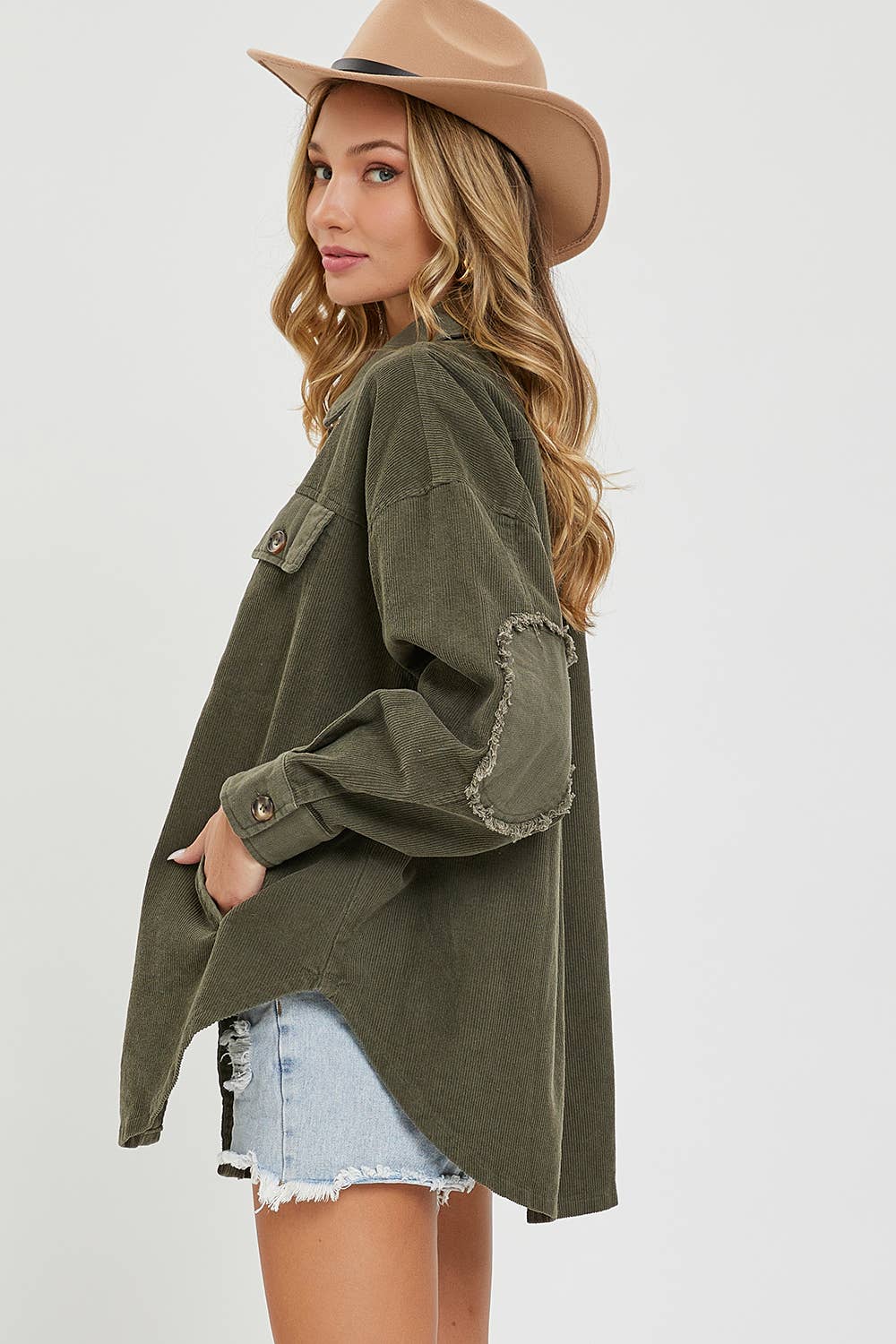 CORDUROY WASHED SHACKET