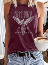 Load image into Gallery viewer, Free Bird &amp; Rock graphic tank top