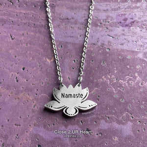 Yoga Namaste Necklace