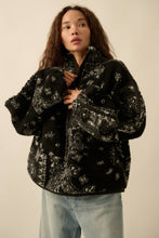 Load image into Gallery viewer, Sherpa Fleece Zip Pullover Jacket
