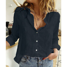 Load image into Gallery viewer, Rosa Linen Buttondown Shirt