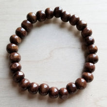 Load image into Gallery viewer, Wood Beaded Stretch Bracelet