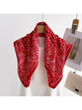 Load image into Gallery viewer, Scarvii - Paisley Print Square Scarf