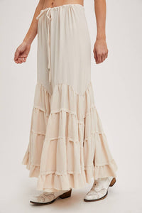 Betty RUFFLED MAXI SKIRT