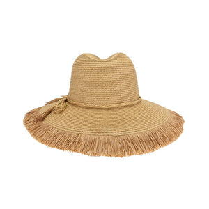 Fringe Trim C.C Panama Sun Hat