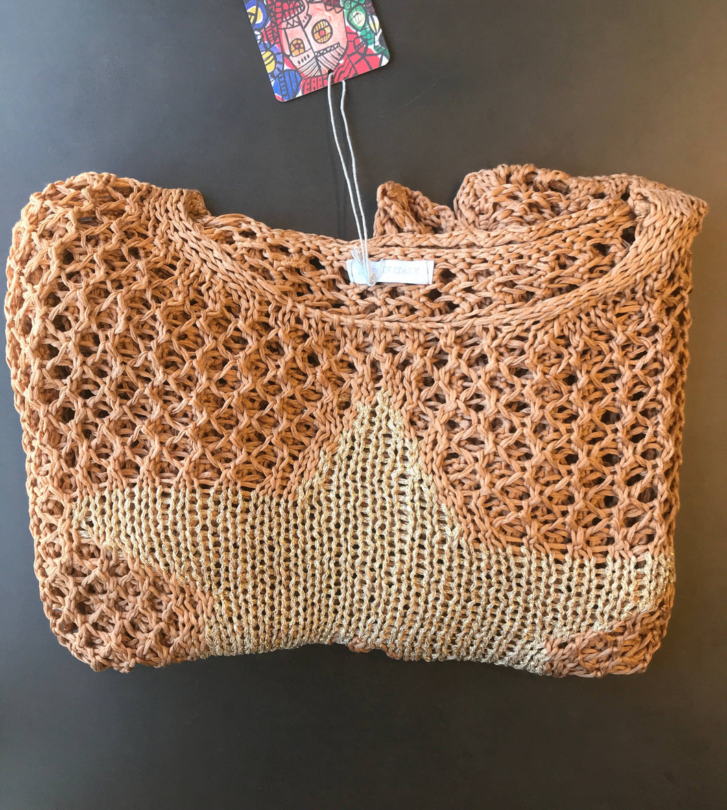 French Cotton Knit Sweater with Star