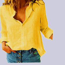 Load image into Gallery viewer, Rosa Linen Buttondown Shirt