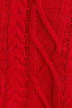 Load image into Gallery viewer, DARCY OVERSIZED CABLE KNIT SWEATER