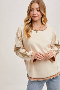 EMI STAR SLEEVED TOP