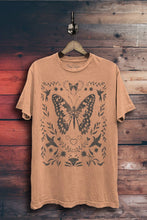 Load image into Gallery viewer, Butterfly Flowers Graphic Tee
