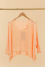 Load image into Gallery viewer, Bizou Asymmetrical Cotton Sweater - France