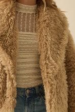 Load image into Gallery viewer, Farrah Faux Fur Shawl-Collar Jacket