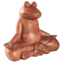 Load image into Gallery viewer, Wooden Meditation Frog