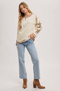 EMI STAR SLEEVED TOP