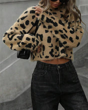 Load image into Gallery viewer, Leopard-Print Sweater